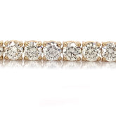 6.50 CT. Diamond Tennis Bracelet in Gold - White Carat - USA